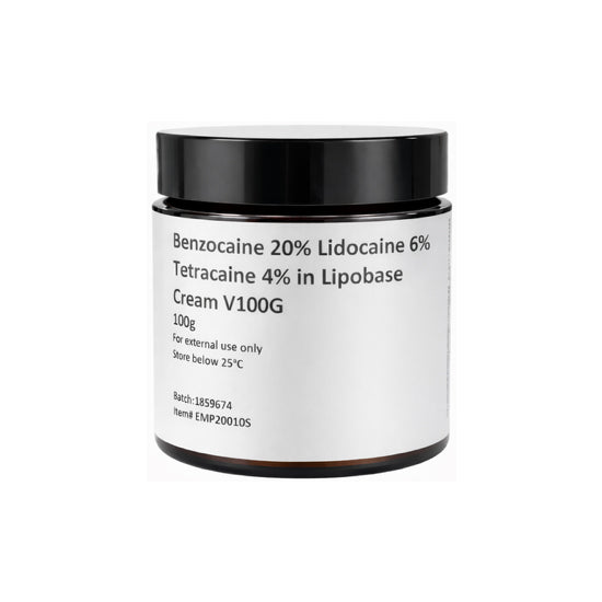 Benzocaine 20% Lidocaine 6% Tetracaine 4% Lipobase Cream 100g(ULM)