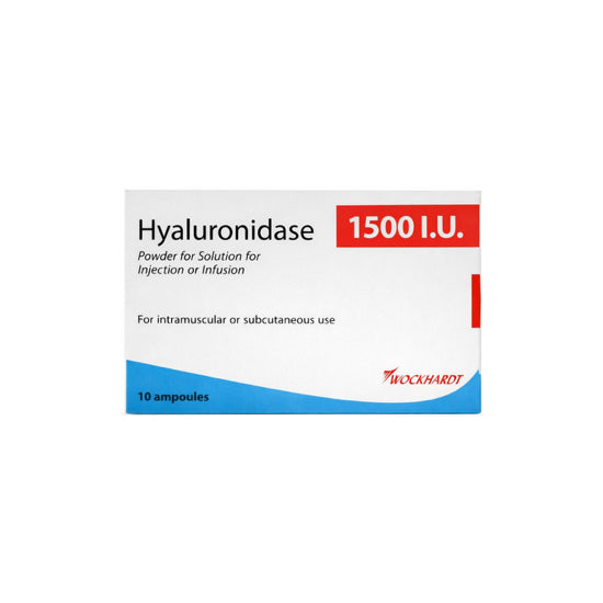 Hyaluronidase 1500iu Amps (10) (POM)