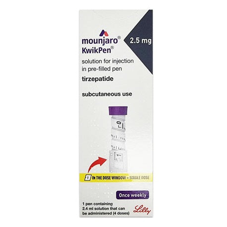Mounjaro Kwikpen 2.5mg/0.6ml Soln. For Inj. 2.4ml PFPx1 (POM)