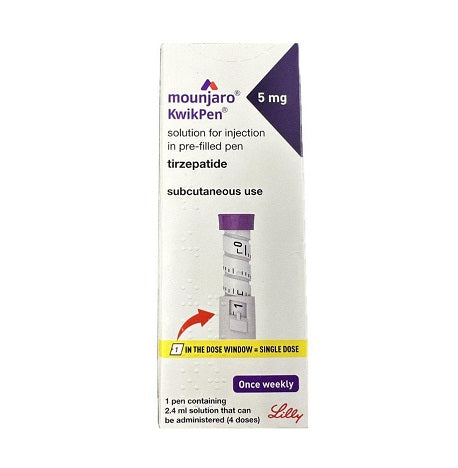 Mounjaro Kwikpen 5mg/0.6ml Soln. For Inj. 2.4ml Soln. For Inj. PFPx1 (POM)