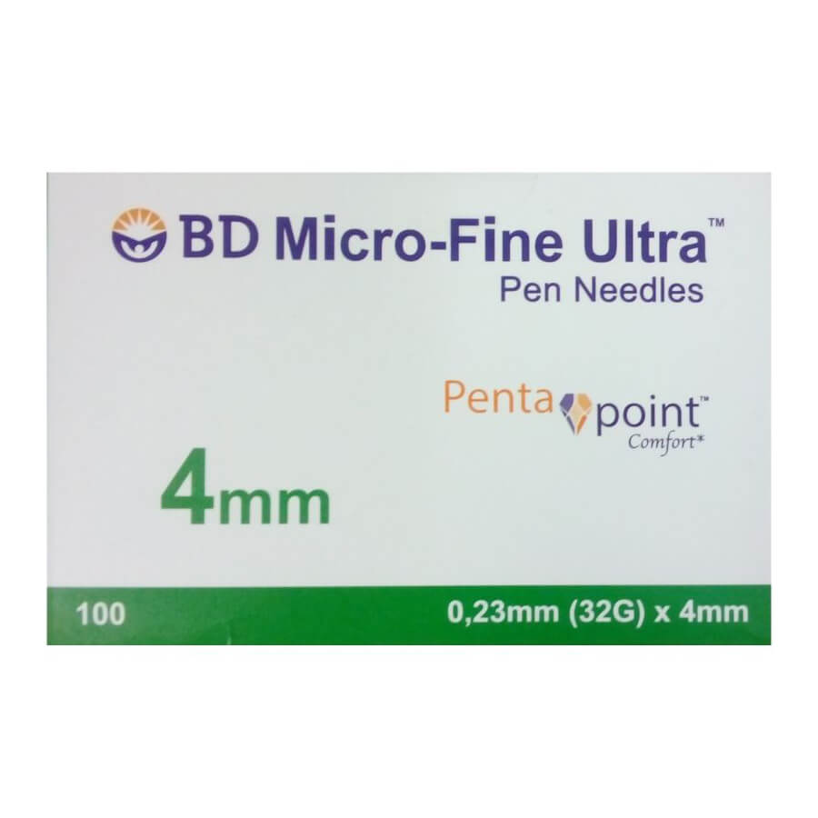 BD Micro-Fine Ultra Pen Needles 32G x 4mm (100)