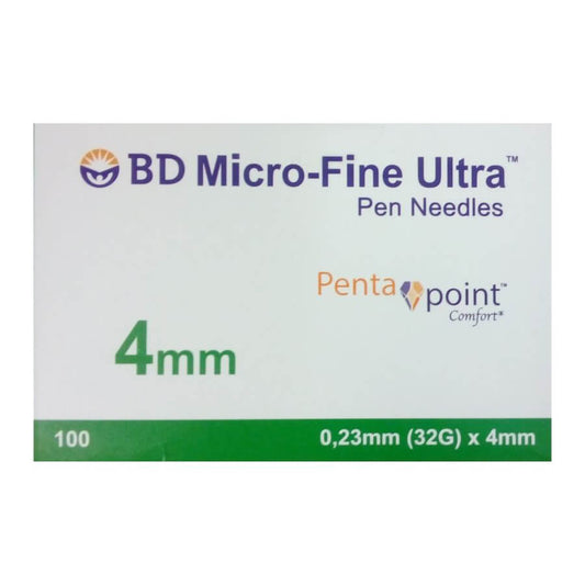 BD Micro-Fine Ultra Pen Needles 32G x 4mm (100)