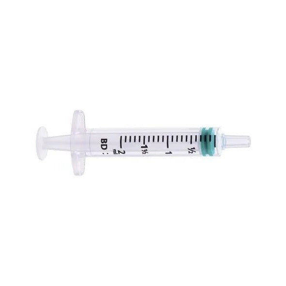 BD Luer Syringes 2ml Plastipak (307727) -100