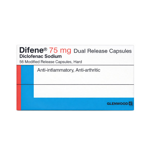 Difene DR 75mg Caps x 56caps (POM)