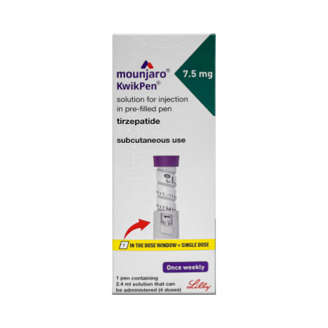 Mounjaro Kwikpen 7.5mg/0.6ml Soln. For Inj. 2.4ml Soln. For Inj. PFPx1(POM)