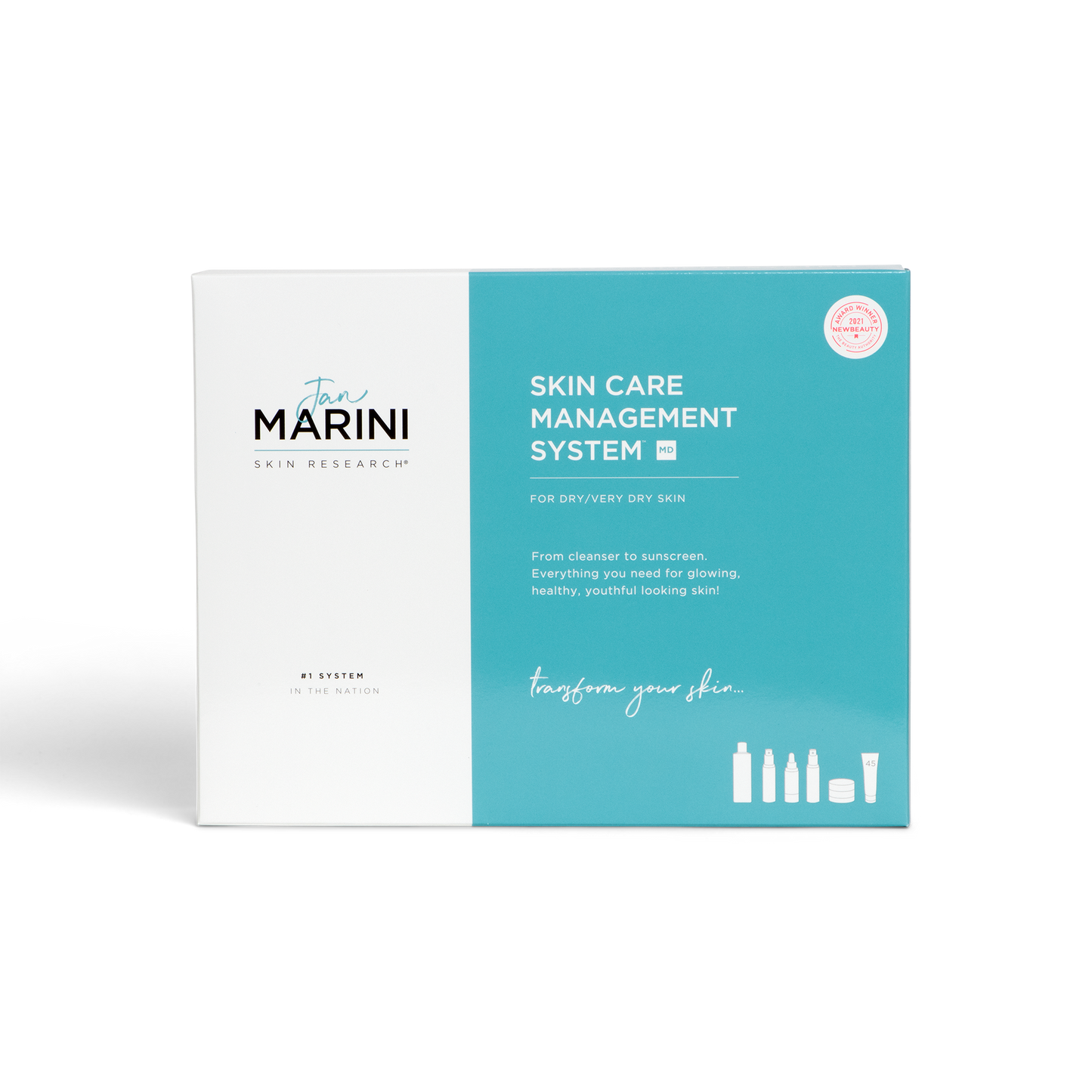 Jan Marini A Skin Care Management System - MD Dry/Very Dry with Marini Physical Protectant  SPF 45 Tinted