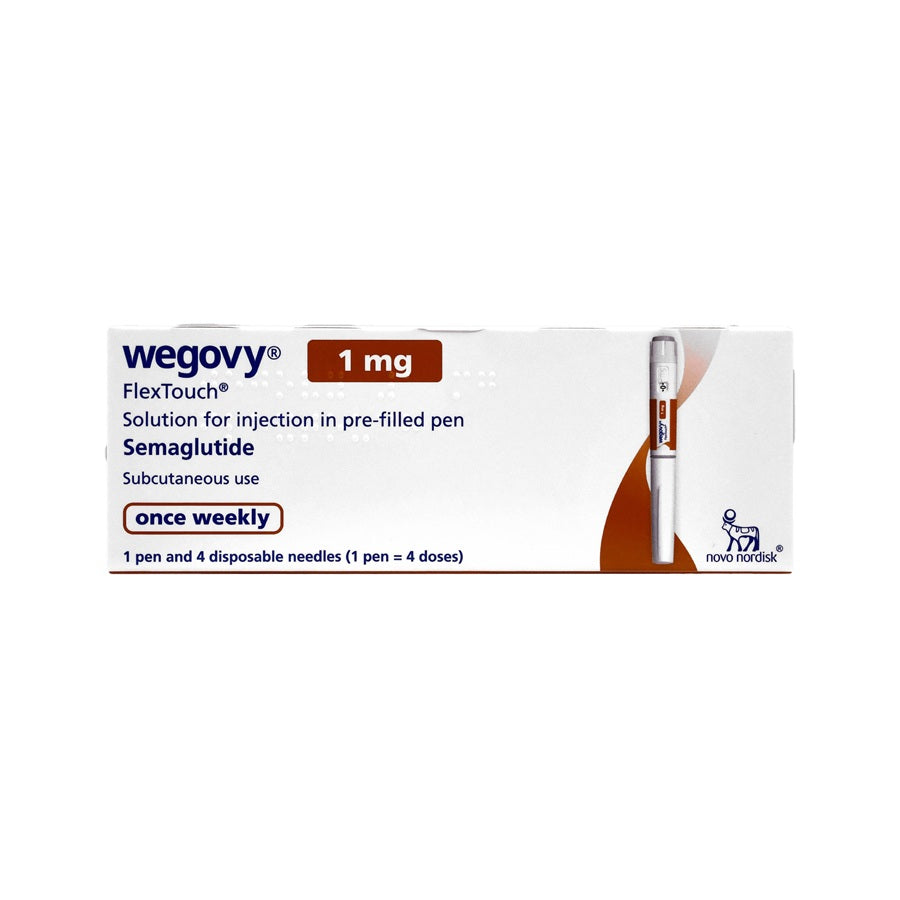 Wegovy FlexTouch 1mg (Semaglutide) Pre-Filled Pen 3ml (POM) (cold chain)