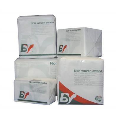 BV Non-Sterile Non Woven Swab 7.5cm x 7.5cm 4Ply  (100)